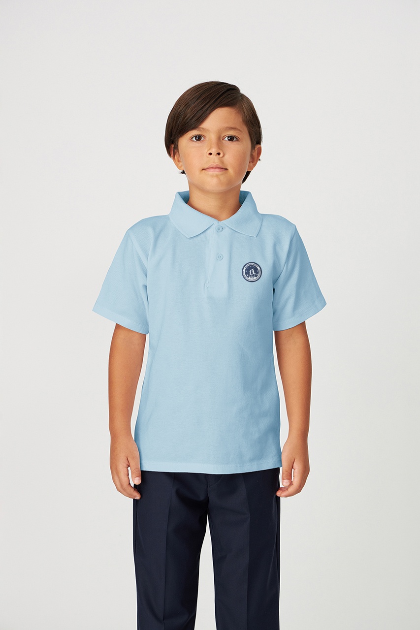Tricou polo regular copii 695 - Școala Europeană București