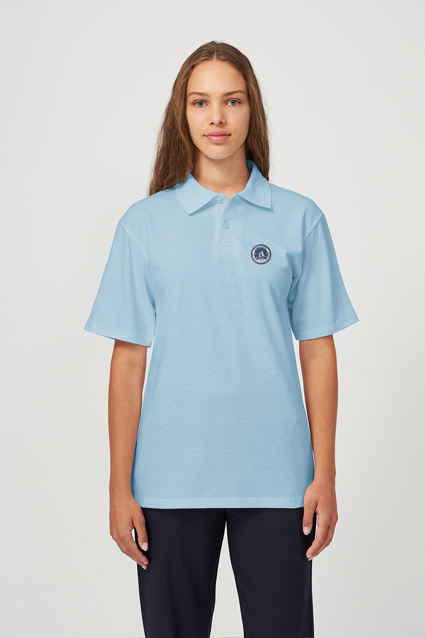 Tricou polo regular adolescenți 696 - Școala Europeană București