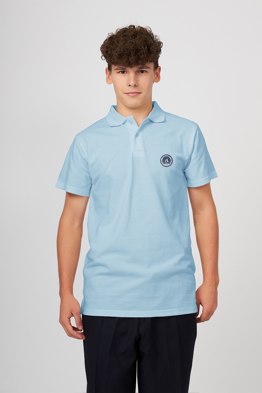 Tricou polo regular adolescenți 696 - Școala Europeană București
