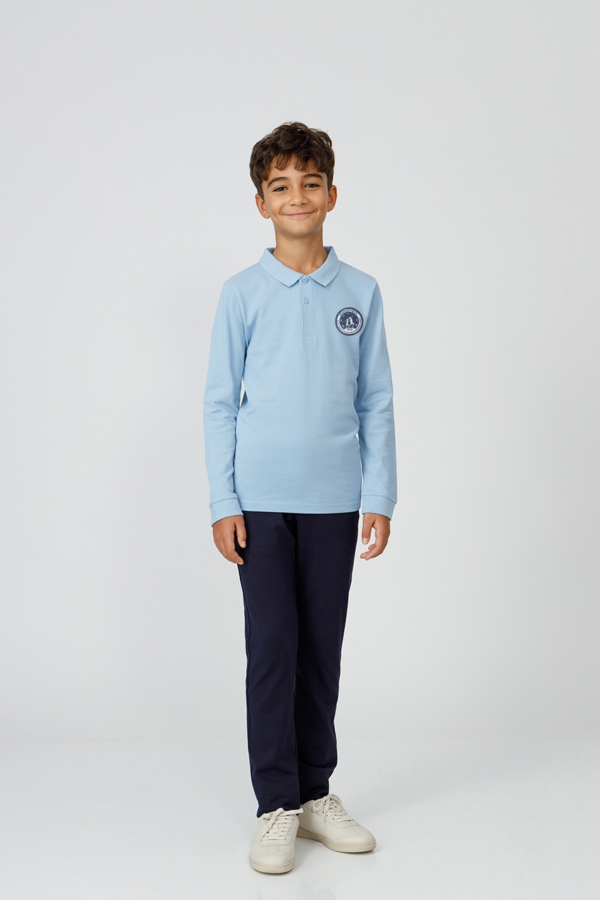 Tricou polo slim copii unisex 998 - Școala Europeană București