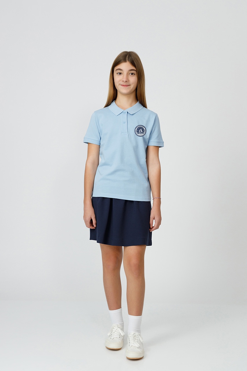 Tricou polo slim fete 995F - Școala Europeană București
