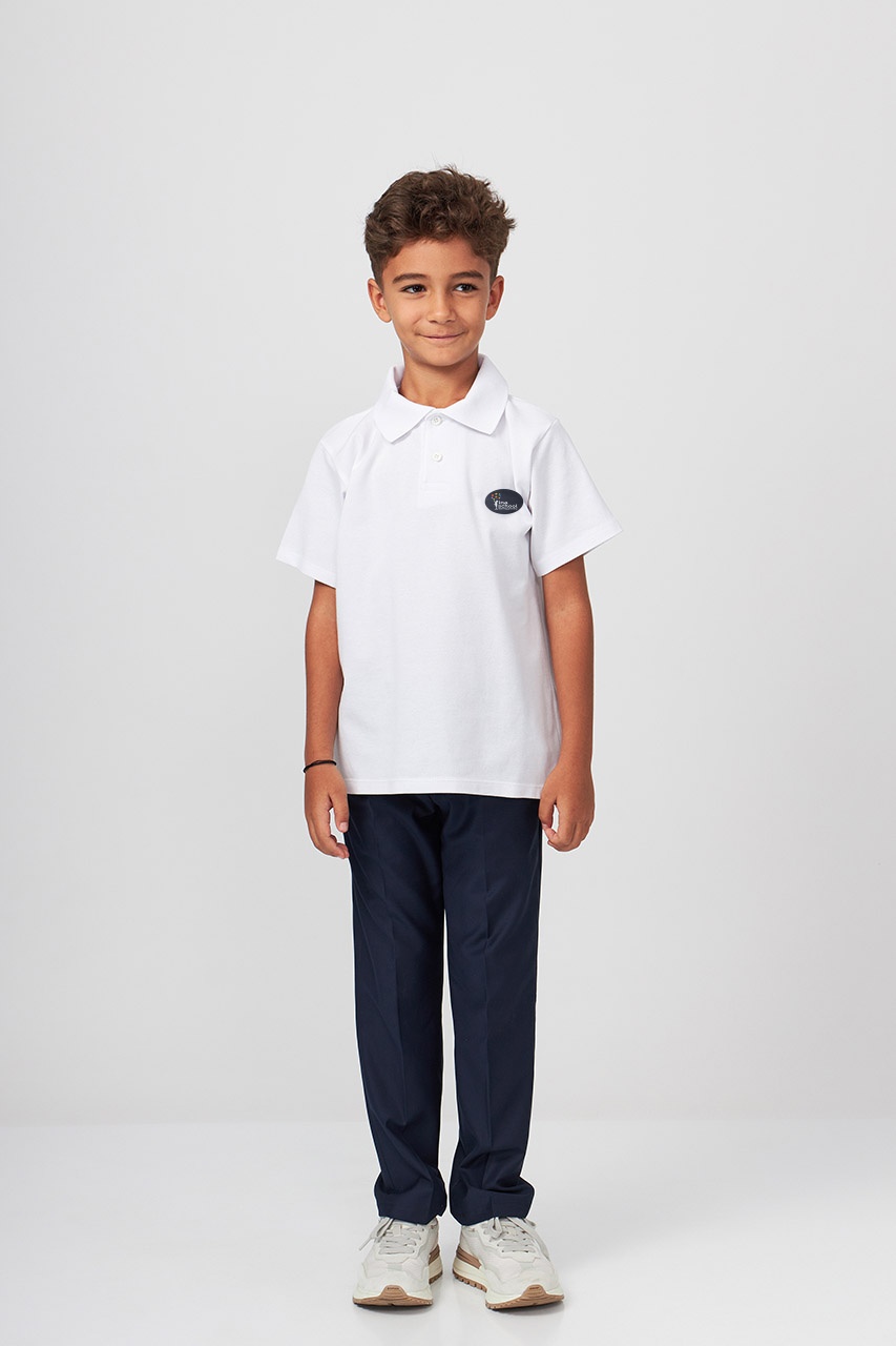 Tricou polo regular copii 695 - Ina School