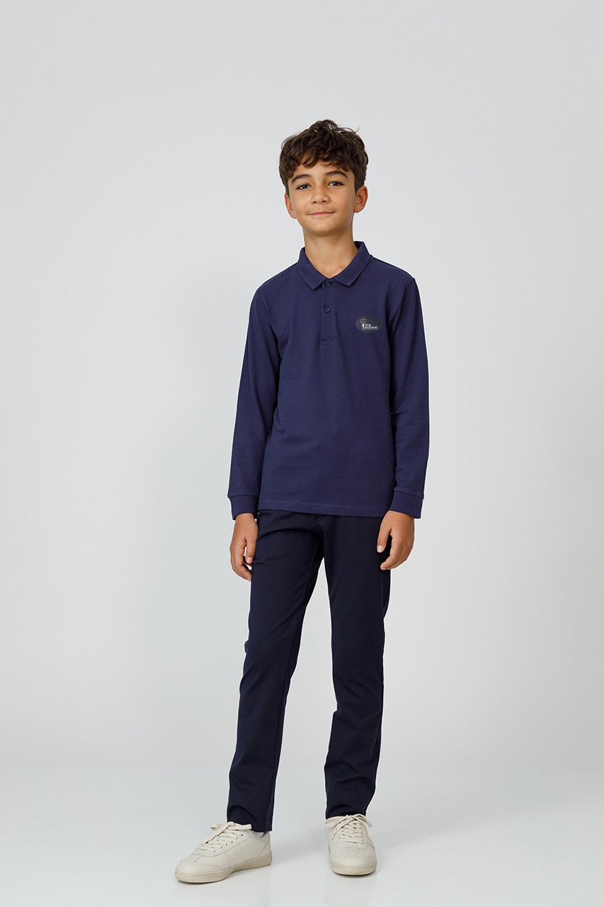Tricou polo slim copii unisex 998 - Ina School