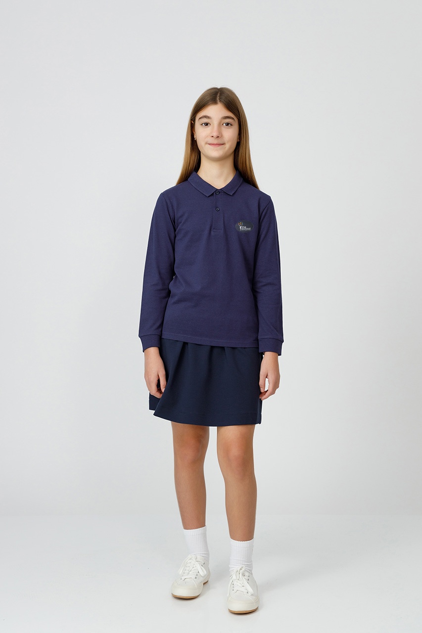 Tricou polo slim copii unisex 998 - Ina School
