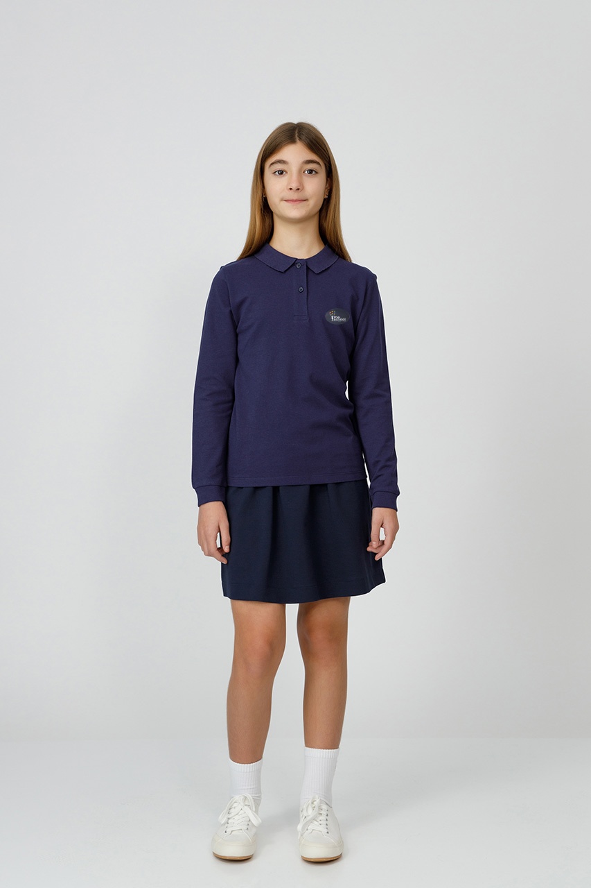 Tricou polo slim fete 998F - Ina School